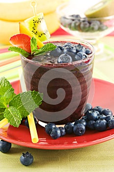 Blueberry smoothie