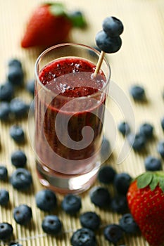 Blueberry smoothie