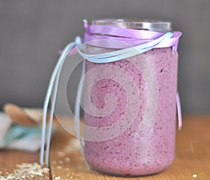 Blueberry smoothie