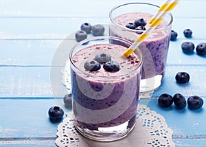 Blueberry smoothie