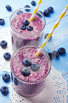 Blueberry smoothie