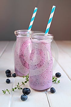 Blueberry smoothie