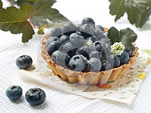 Blueberry tart