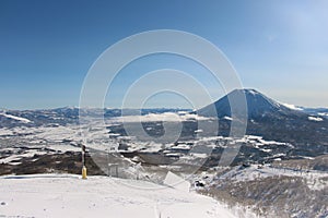 A bluebird day at Hanazono