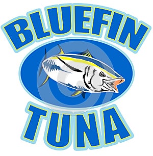 Bluefin tuna fish