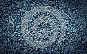 Blueish asphalt texture photo