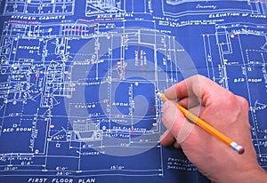 Blueprint photo