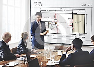 Blueprint Architecture Interior Design Structure Development Con