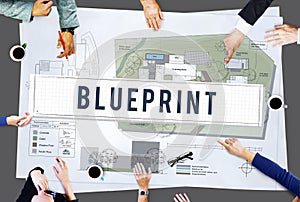 Blueprint Craft Architecture Design Ideas Construct Concept photo