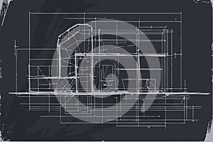 Blueprint Engineering Background Building Architecture