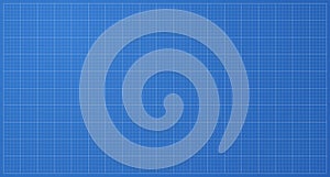 Blueprint graph paper background. Line grid pattern