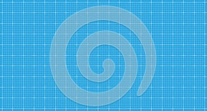 Blueprint graph paper background. Line grid pattern
