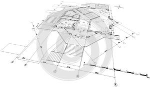 Blueprint house plan