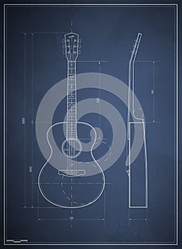 Blueprint six-acoustic guitar