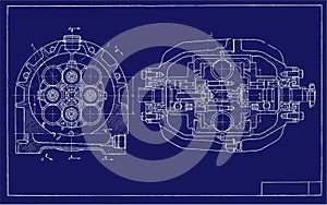 Blueprint, Sketch.