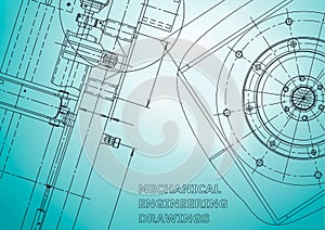 Blueprint, Sketch. Vector engineering illustration