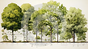 blueprint tree plan drawings