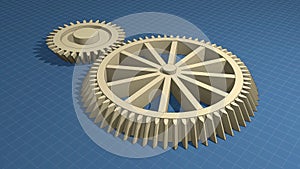 Blueprints and gears