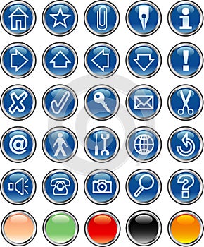 Blueroundbuttons