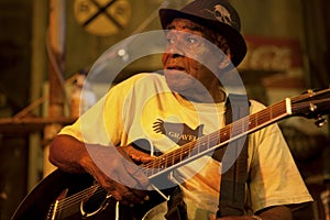 A blues musician, Mississippi