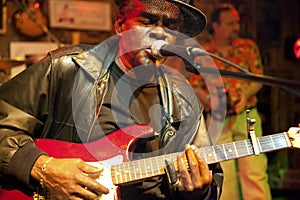 A blues musician, Mississippi