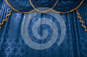 Bluestage curtain