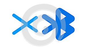 Bluetooth Connectivity Icon: Wireless Technology, Flat Vector, vector design Generative AI