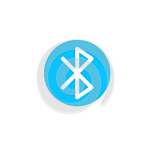 Bluetooth icon flat