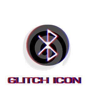 Bluetooth icon flat