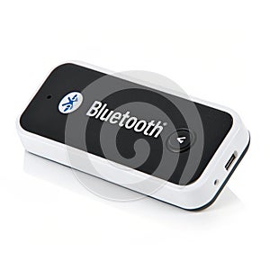 Bluetooth isolated on white background photo