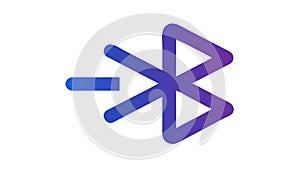 Bluetooth Wireless Technology Icon, Connectivity and Device Pairing, vector design Generative AI
