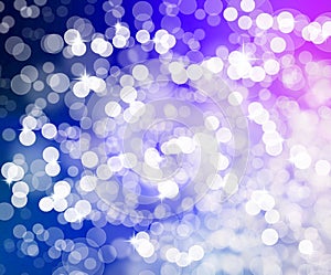 Bluish violet Christmas lights photo