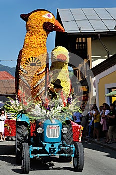 Blumencorso in Kirchberg in Tirol