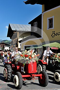 Blumencorso in Kirchberg in Tirol