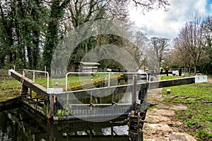 Blunder Lock on the Stroudwater Navigation, Stroud, England, UK