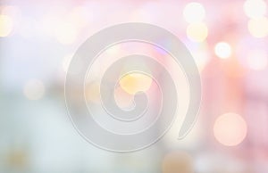 blur abstract background with urban lights