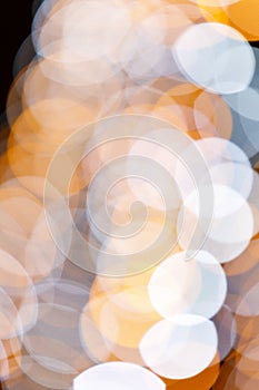 Blur background of colorful bokeh light