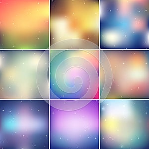 Blur backgrounds pack photo