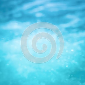 Blur beautiful beach summer holiday background blur with white wave bubbles