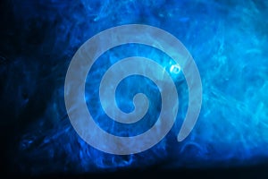 Blur blue smoke abstract texture background