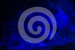 Blur blue smoke abstract texture background