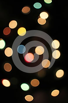 Blur blurred defocused christmas lights bokeh light dots