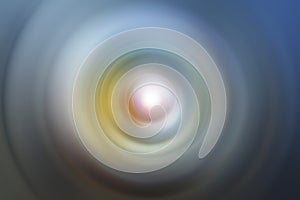 Blur circle motion background in blue white and yellow colors. Abstract backgrounds with soft gradation colors.