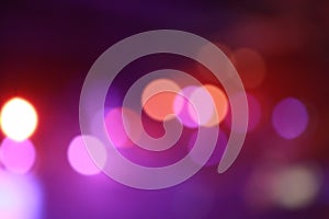 Blur of concert lighting on stage