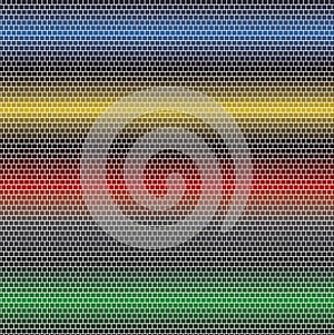 Blur Gradient Square Vector Matrix Fabric Texture Background Pattern