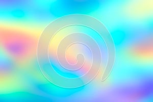 Blur holographic neon foil background