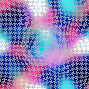 Blur hounds-tooth pattern