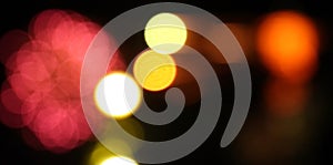 Blur light abstract circular bokeh background