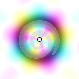 Blur multicolor cirle with white background, abstract blur texture photo