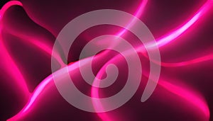 Blur neon glow abstract background pink light wave